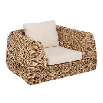 Fauteuil Naturel Rotin Foam 111 x 97 x 63 cm