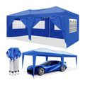 Pergola Acier 600 x 300 x 260 cm Bleu