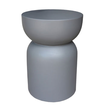 Tabouret Bacoli Gris Ciment 33 x 33 x 46 cm