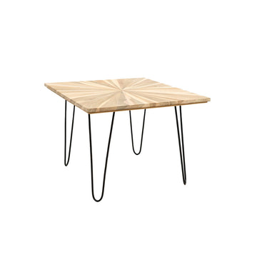 Table d'appoint Romimex Naturel bois de teck 60 x 45 x 60 cm