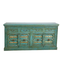 Buffet Romimex Vert Bois de manguier 180 x 90 x 40 cm