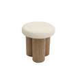 Table d'appoint Romimex Naturel Polyester Bois MDF 41 x 42 x 41 cm