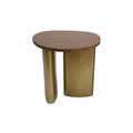 Table d'appoint Romimex Naturel Métal Bois MDF 60 x 60 x 48 cm