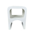 Table d'appoint Romimex Blanc Bois MDF 41 x 56 x 30 cm