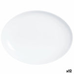 Plat à Gratin Luminarc Diwali Oblongue Blanc verre (33 x 25 cm) (12 Unités)