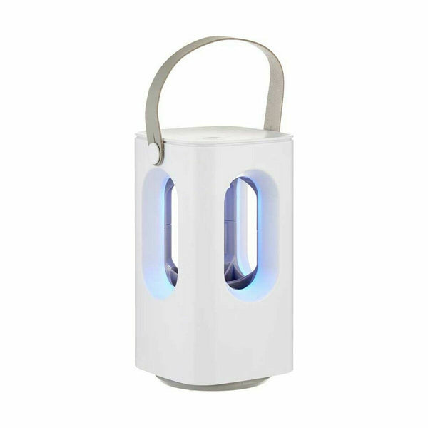 Lampe Antimoustiques Rechargeable à LED 2 en 1 Blanc ABS (6 Unités)