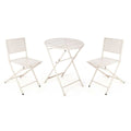 Ensemble Table + 2 Chaises Blanc