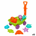 Set de jouets de plage Colorbaby Chariot polypropylène (12 Unités)