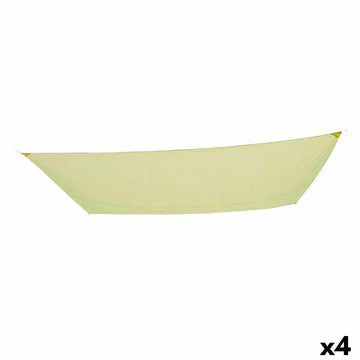 Voiles d'ombrage Aktive Triangulaire Crème 300 x 0,5 x 400 cm (4 Unités)