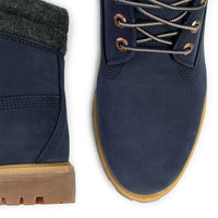 Bottes pour homme Timberland 6 IN DOUBLE COLLAR BOOT Blue marine