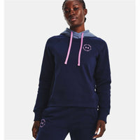 Sweat à capuche femme Under Armour Rival Fleece Blue marine