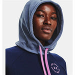 Sweat à capuche femme Under Armour Rival Fleece Blue marine