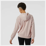 Sweat à capuche femme New Balance Essentials Candy Rose