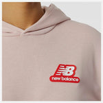 Sweat à capuche femme New Balance Essentials Candy Rose