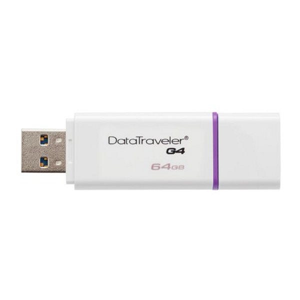 Pendrive Kingston DTIG4 64 GB USB 3.0 Blanc Violet