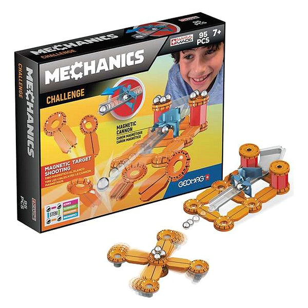 Set de construction Geomag Mechanics Challenge (95 pcs)