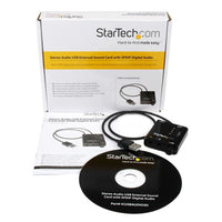 Carte Son Startech ICUSBAUDIO2D