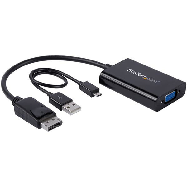 Adaptateur DisplayPort vers SVGA Startech DP2VGAA              Noir