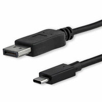 Adaptateur USB C vers DisplayPort Startech CDP2DPMM1MB          Noir 1 m