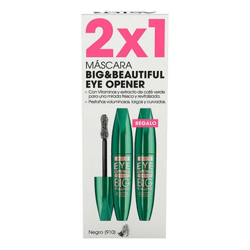 Mascara pour les cils effet volume Big & Beautiful Eye Opener Astor (2 uds)