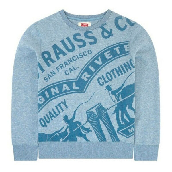 Sweat-shirt Enfant Levi's OVERSIZED Bleu Enfant