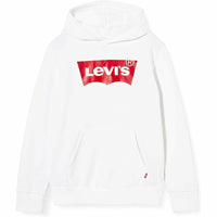 Sweat à capuche enfant S S KNIT TOP Levi's 9E8778-001 Blanc