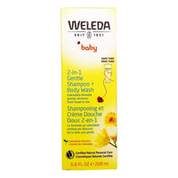 2-in-1 Gel et shampooing Baby Weleda Calendula (200 ml)