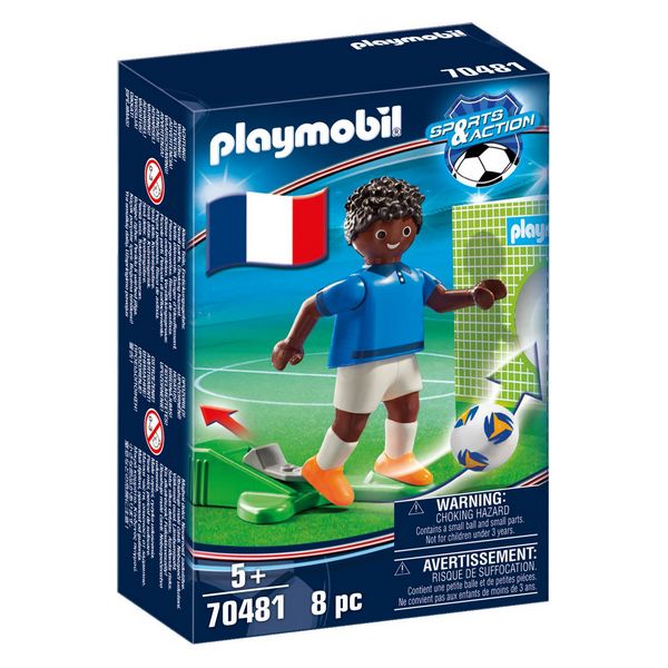 Figurine Football Player France Playmobil 70471 (8 pcs)