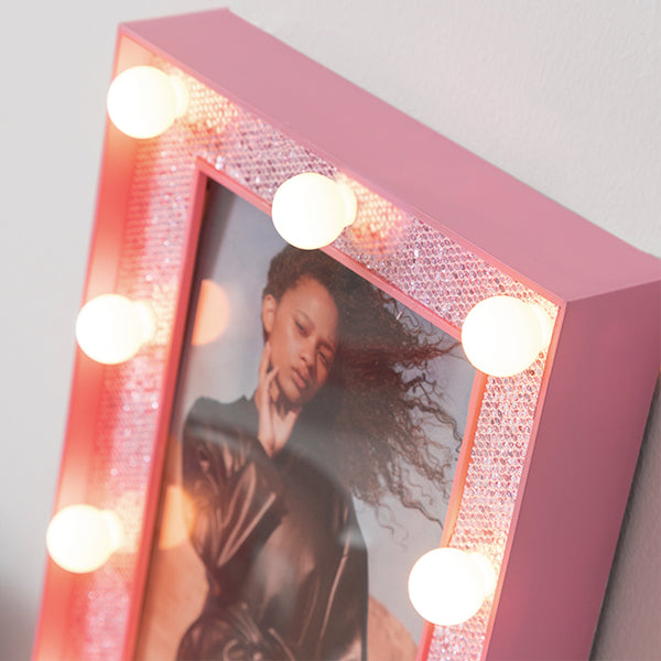 Porte photos mural Glitter (10 LED) (10 x 15 cm)