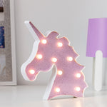 Licorne Lumineuse Glitter (10 LED)