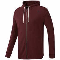 Sweat à capuche homme Reebok TE TWILL FZ HOODIE EC079 Bordeaux