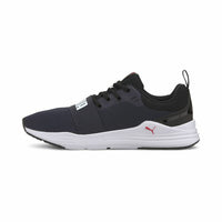 Chaussures de Running pour Adultes Puma Wired Run Bleu foncé Unisexe