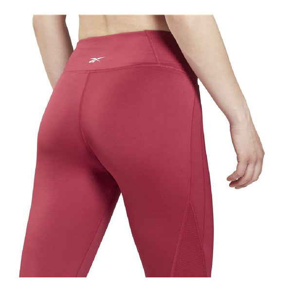 Leggings de Sport pour Femmes Reebok Workout Ready Mesh W Rose (XS)