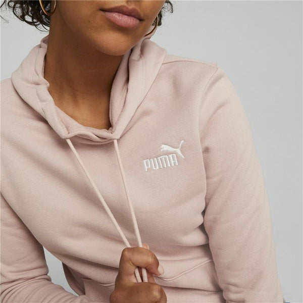 Sweat à capuche femme Puma Rose clair