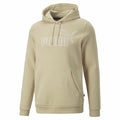 Sweat à capuche homme Puma Beige