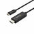 Adaptateur USB C vers HDMI Startech CDP2HD2MBNL          Noir (2 m)