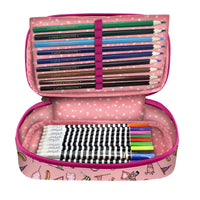 Pochette crayons Gorjuss Carousel Saumon (45 Pièces)