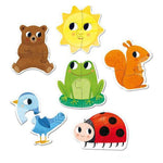 Puzzle Animaux Form Diset (12 pcs)