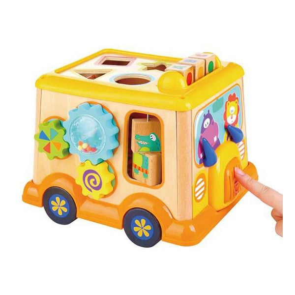 Jeu de construction Bus 5 pcs Bois (18+ mois)