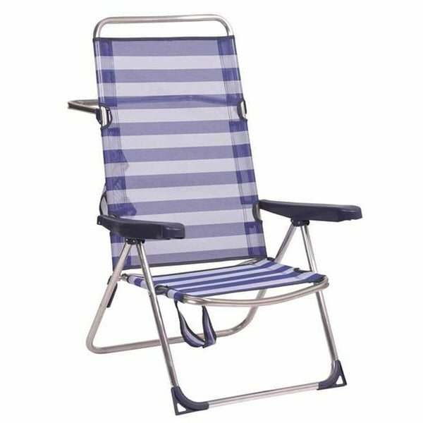 Chaise de Plage Alco 65 x 60 x 100 cm Bleu