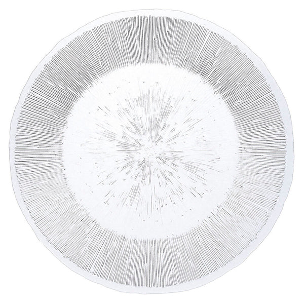 Assiette plate Quid Lonja Transparent verre (ø 32,7 cm) (Pack 6x)