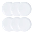 Service de vaisselle Luminarc Diwali 6 pcs Blanc verre (25 cm)