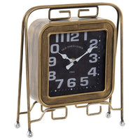 Horloge de table DKD Home Decor Bois MDF Balancelle (21 x 7 x 26 cm)