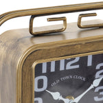 Horloge de table DKD Home Decor Bois MDF Balancelle (21 x 7 x 26 cm)