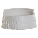 Cache-pot DKD Home Decor Blanc Céramique (20 x 20 x 10 cm)