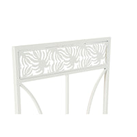 Chaise de jardin DKD Home Decor Métal Blanc (40 x 48 x 93 cm)