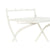 Chaise de jardin DKD Home Decor Métal Blanc (40 x 48 x 93 cm)