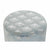 Repose-pied DKD Home Decor Bleu Polyester Métal Doré (35 x 35 x 43 cm)