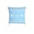 Coussin DKD Home Decor Bleu Polyester Coton Blanc (60 x 20 x 60 cm)