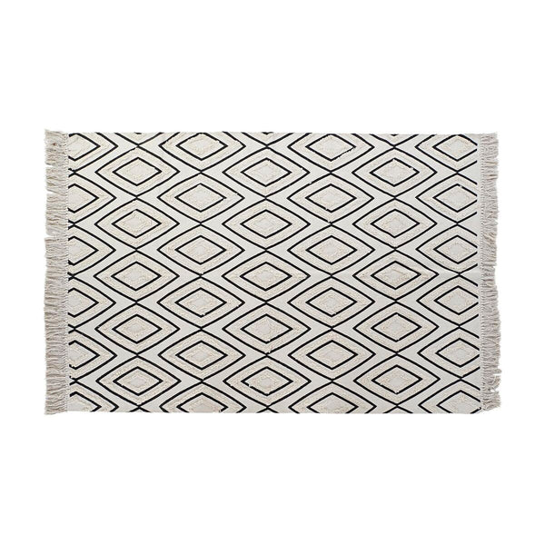 Tapis DKD Home Decor Noir Blanc (120 x 190 x 0,7 cm)